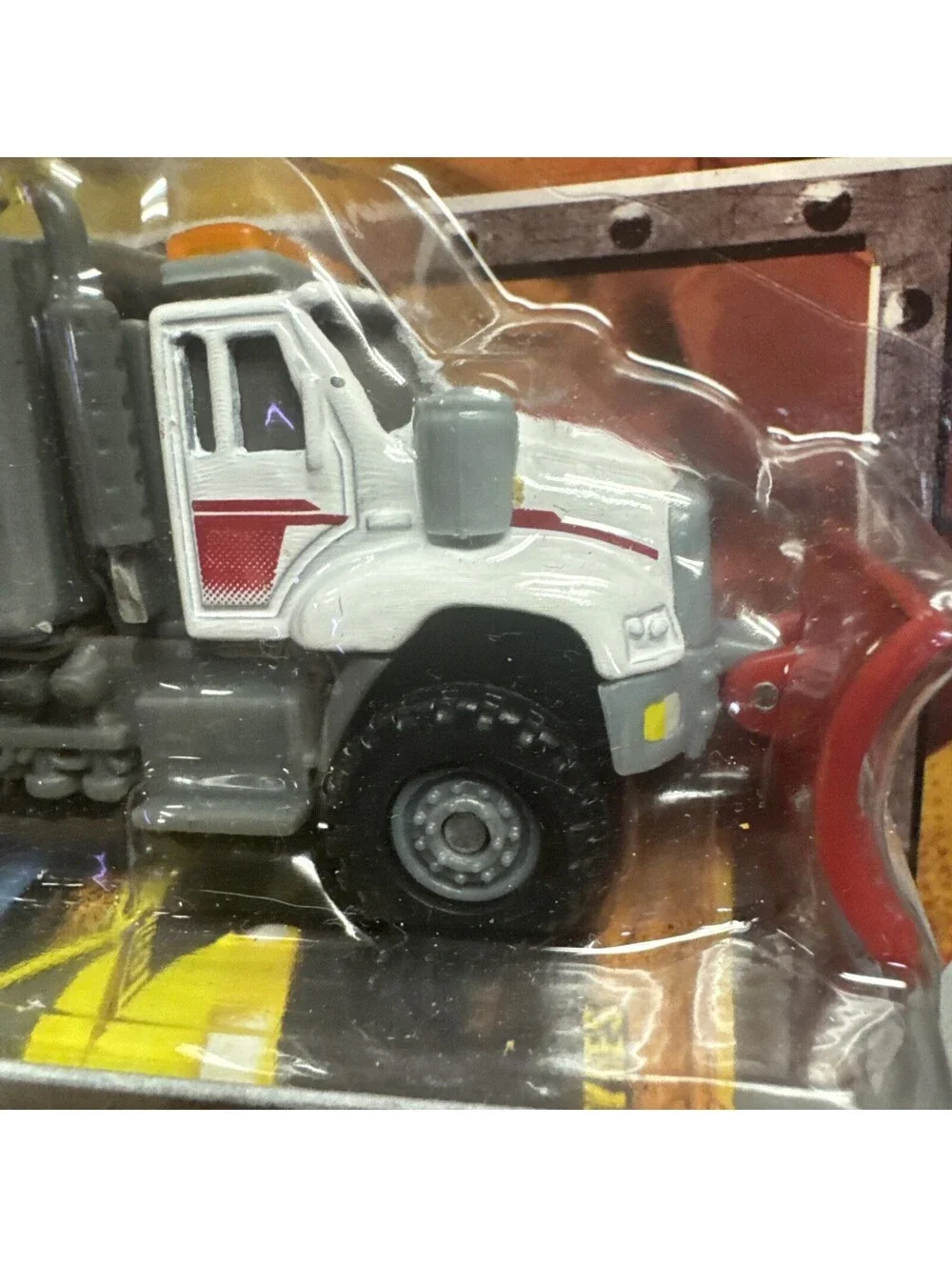 Tonka Metal Tough Cab Snow Plow Truck Construction Crew 1:64 Diecast 2014